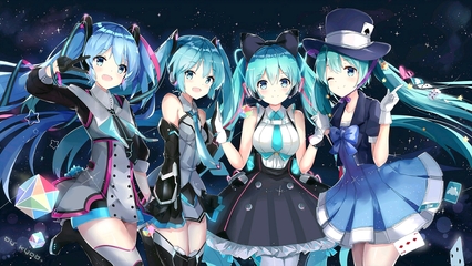 初音未来壁纸·贺图·海报合集 把全世界的葱色浪漫装进你的屏幕